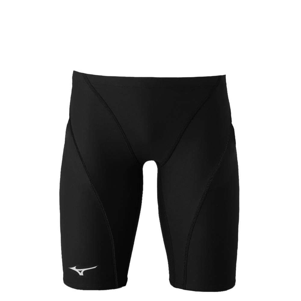 Mens Mizuno EXER Jammer Swimsuit Black Philippines (XUNKIW160)